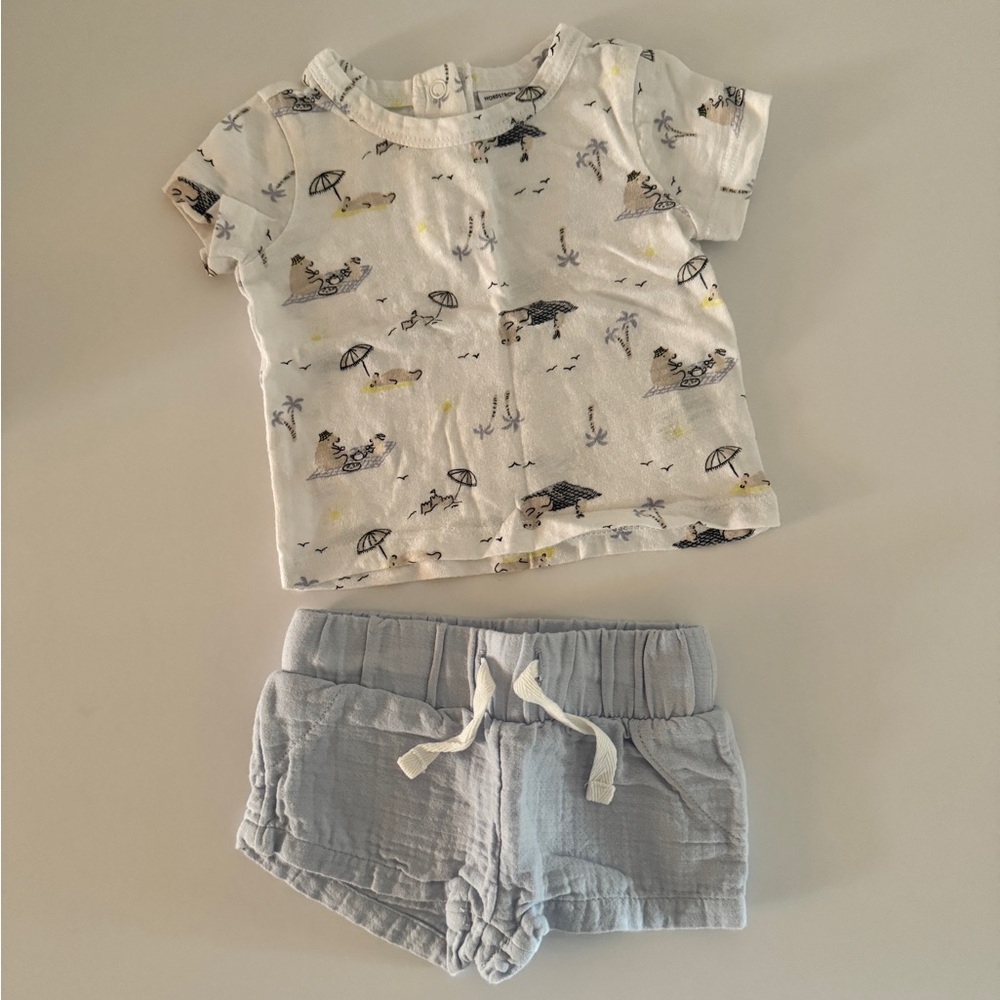 Nordstrom Printed Baby Outfit